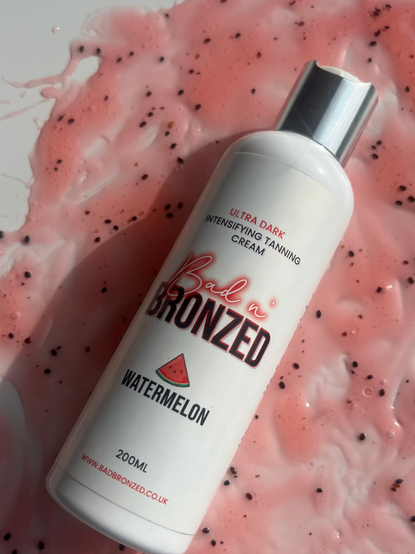 Watermelon intensifying tanning cream